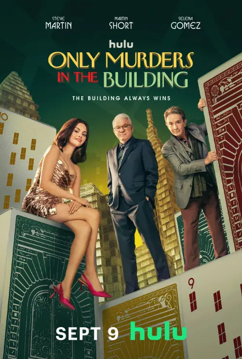 Only Murders in the Building TV series poster available on IPTV subscription for streaming comedy and mystery shows in HD and 4K.