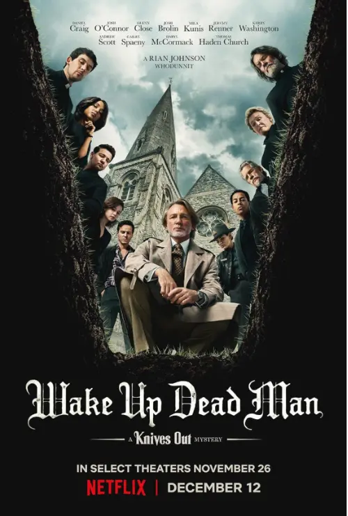 Wake Up Dead Man movie poster available on IPTV subscription for streaming latest movies in HD and 4K.